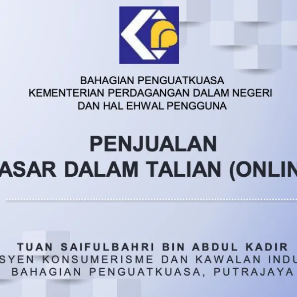 "Penjualan Pasar Dalam Talian (Online)"